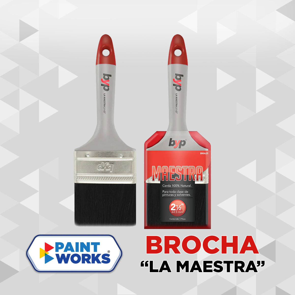 BROCHA “LA MAESTRA” CERDA NATURAL