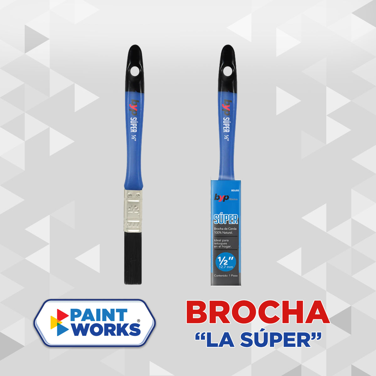 BROCHA “LA SUPER” CERDA NATURAL