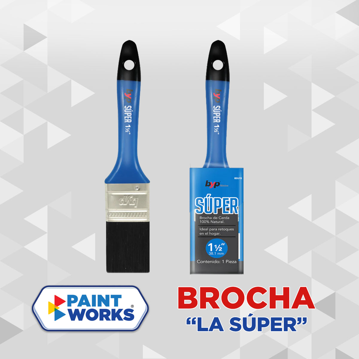 BROCHA “LA SUPER” CERDA NATURAL
