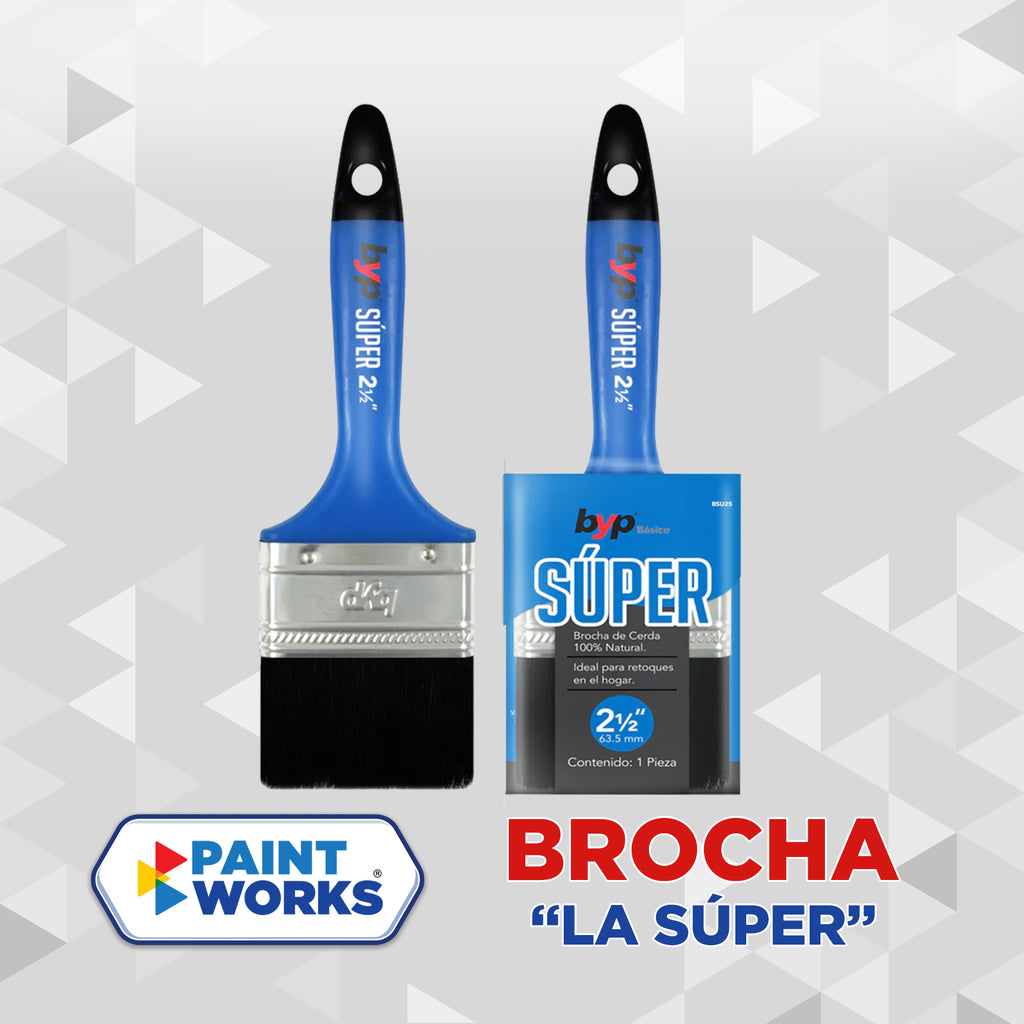 BROCHA “LA SUPER” CERDA NATURAL
