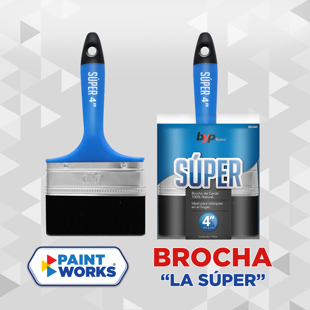 BROCHA “LA SUPER” CERDA NATURAL