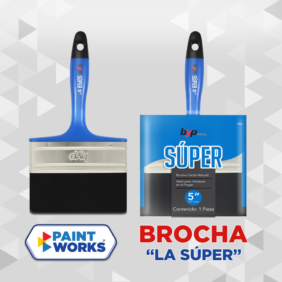 BROCHA “LA SUPER” CERDA NATURAL
