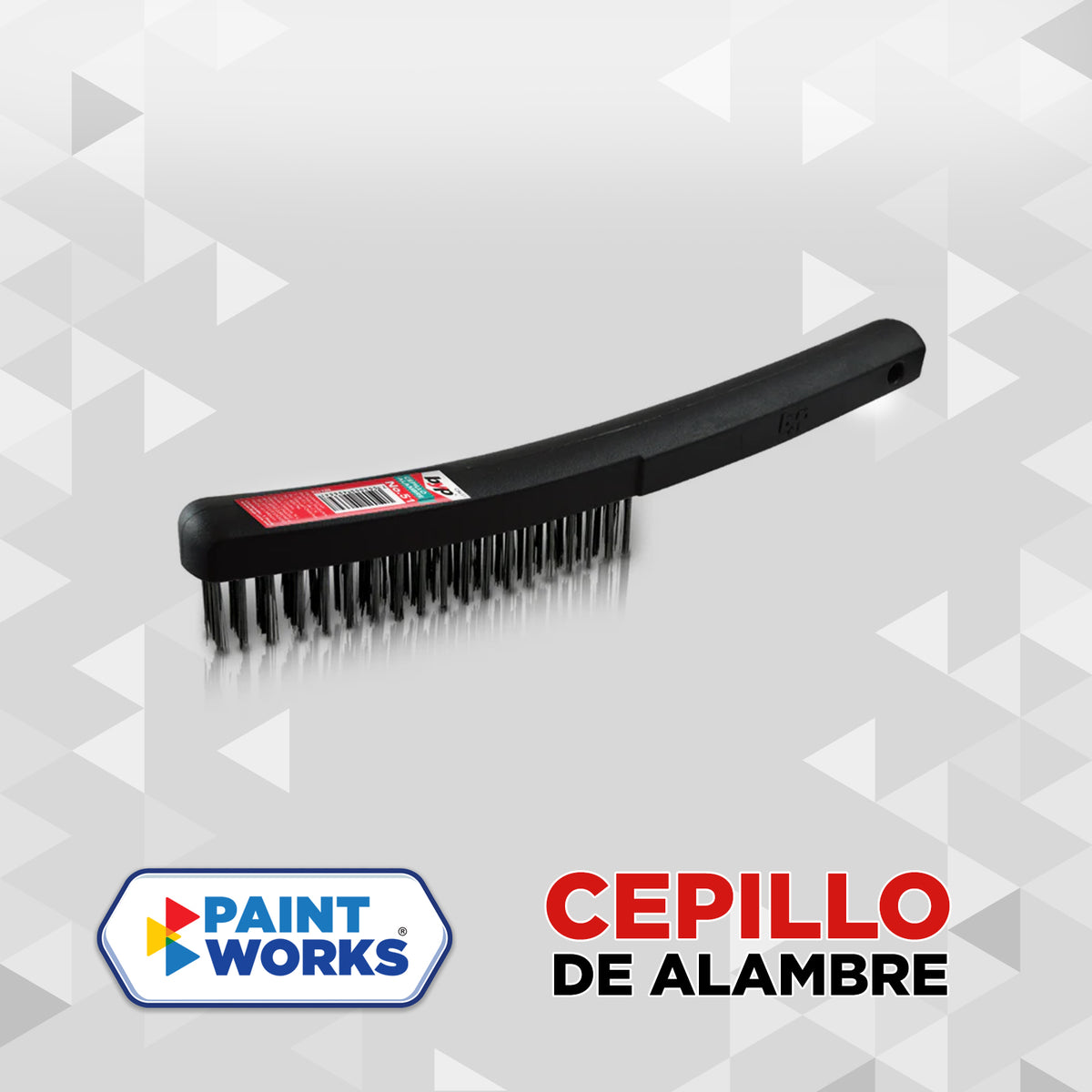 CEPILLO DE ALAMBRE MANGO CORTO No. 51