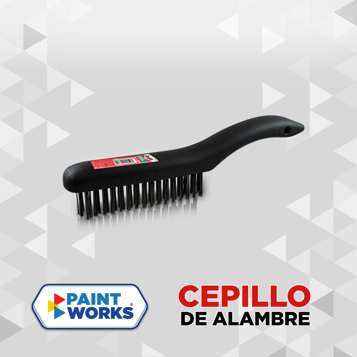CEPILLO DE ALAMBRE MANGO CORTO No. 64