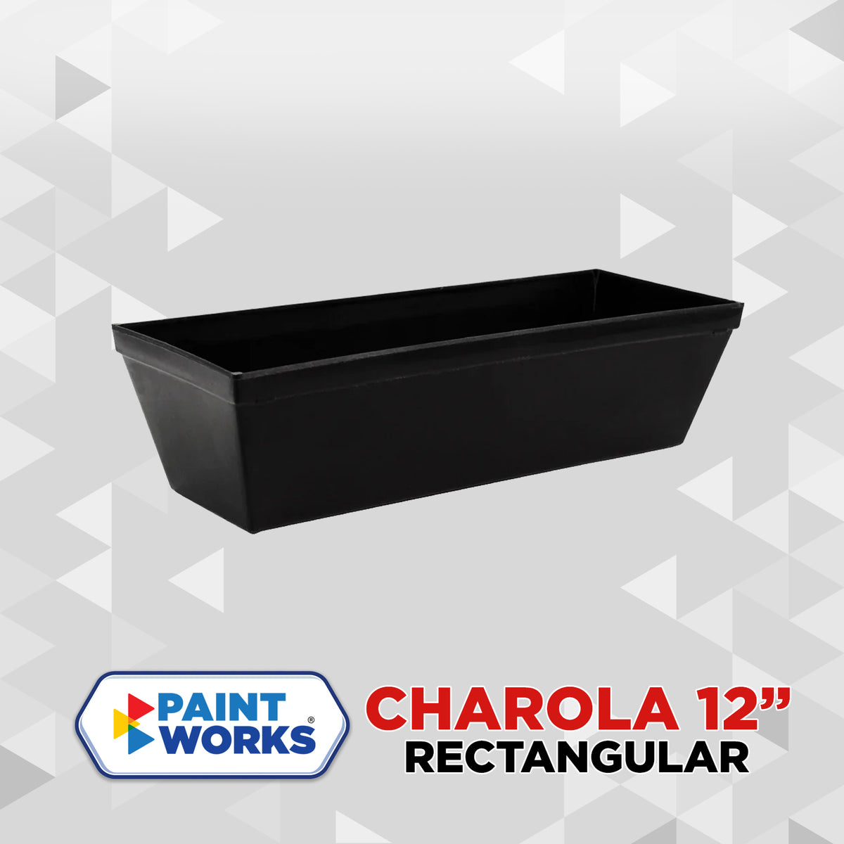 CHAROLA PLÁSTICA 12" RECTANGULAR