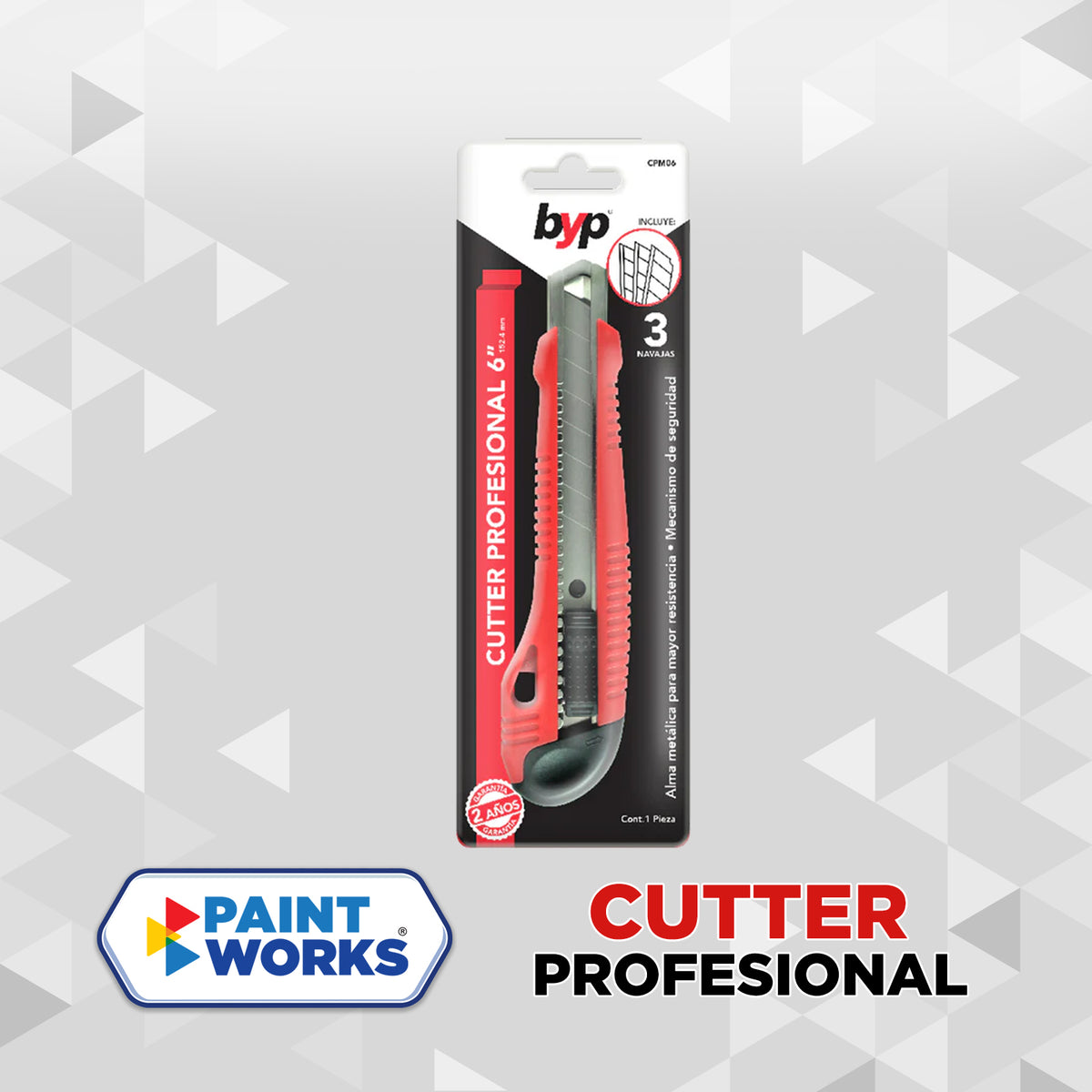 CUTTER PROFESIONAL METÁLICO